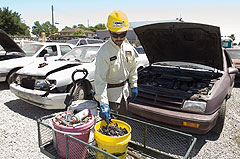Removing hazardous materials